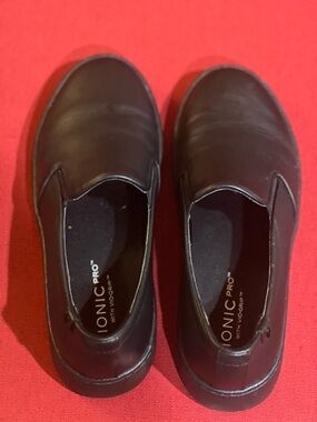 Vionic Black Slip-On Loafer with Vionic Pro Insole